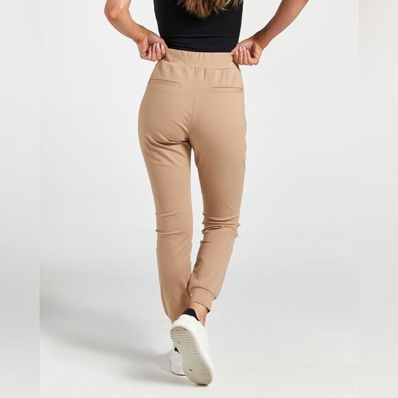 BYLT Premium Basics Women’s Elite+ Pintuck Jogger Color Dune Size Large - Picture 7 of 16